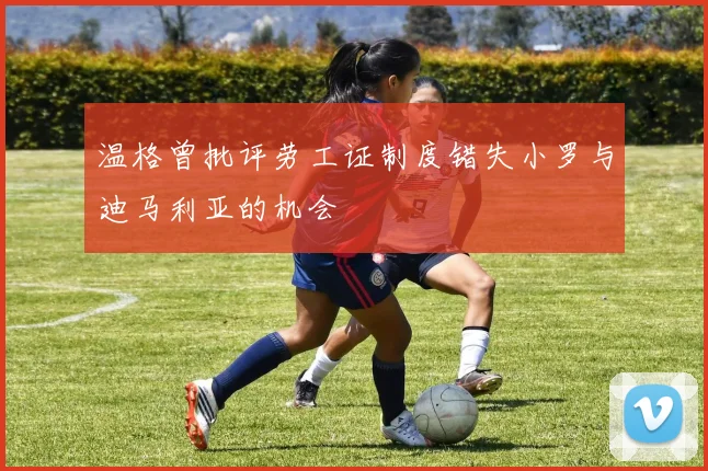 温格曾批评劳工证制度错失小罗与迪马利亚的机会